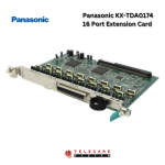 Panasonic KX-TDA0174 16 Port Extension Card