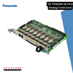 KX-TDA6181 16-Port Analog Trunk Card