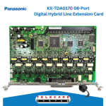 Panasonic KX-TDA0170 8-Port Digital Hybrid Line Extension Card