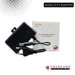 VISONIC SK-102 CAMERA ADAPTER . SK102 CCTV ADAPTER 12V 2A 24W.WATERPROOF