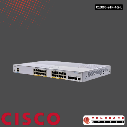 Cisco C1000-24P-4G-L 24 Port Gigabit POE Switch