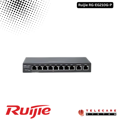 Ruijie RG-EG210G-P 10-Port Gigabit Cloud Managed PoE Router