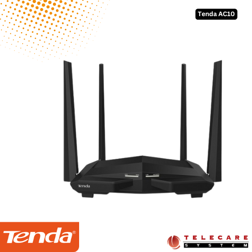 Tenda AC10 AC1200 Dual Band Gigabit WiFi Router