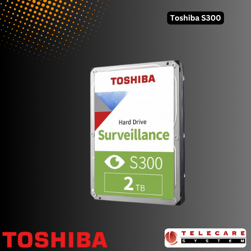 Toshiba S300 2TB 5400rpm 3.5" Surveillance Hard Drive