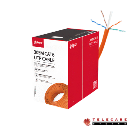 Dahua PFM922I-6UN-C CAT6 305 Meter Cat 6 UTP Cable (Orange)