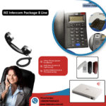 IKE Intercom Package 8 Line Apartment Intercom PABX