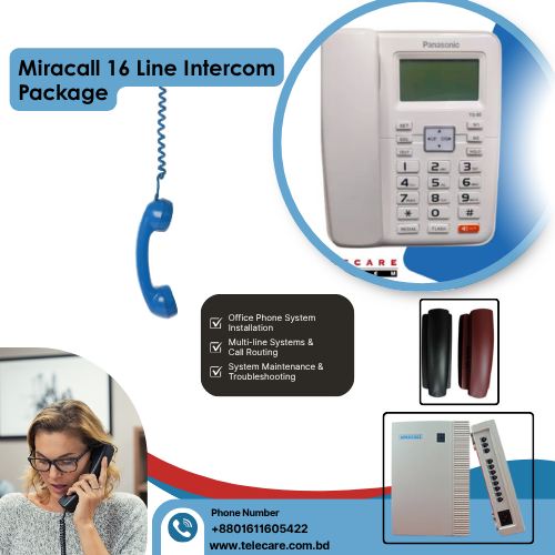 Miracall 16 Line Intercom Package