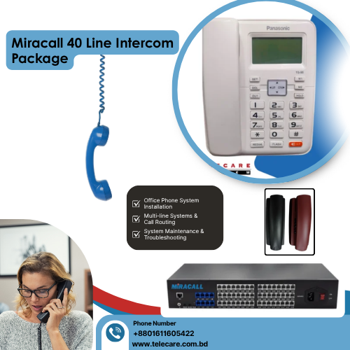 Miracall 40 Line Intercom Package