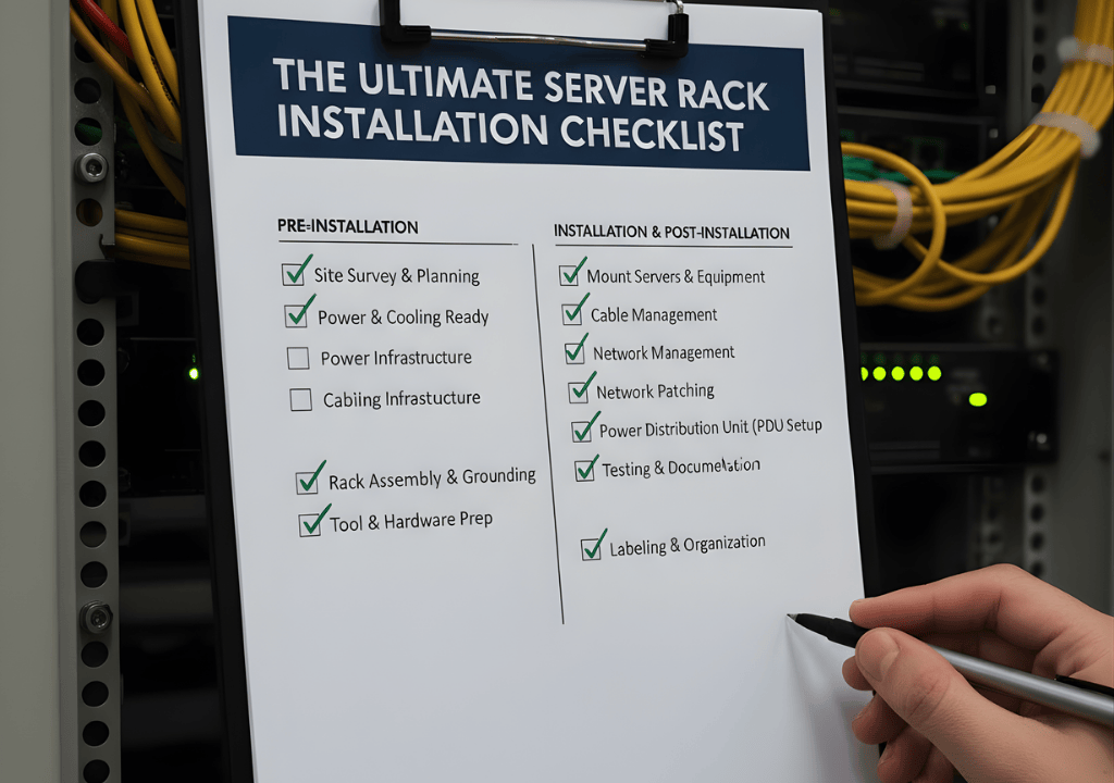 The Ultimate Server Rack Installation Checklist