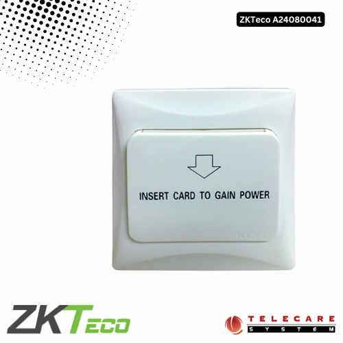 ZKTeco A24080041 ZKTeco A24080041 Power Energy Saving Switch Card Holder for Hotel Door