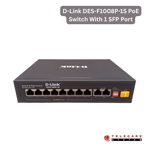 D-Link DES-F1008P-1S PoE Switch With 1 SFP Port in Bangladesh