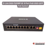 D-Link DGS-F1008P-1S 8 Port PoE+2GE+1SFP PoE Switch