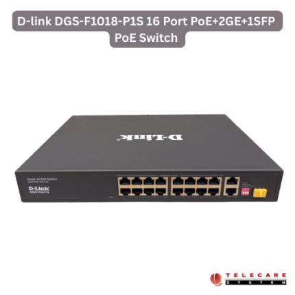 D-link DGS-F1018-P1S 16 Port PoE+2GE+1SFP PoE Switch