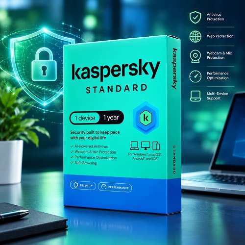Kaspersky Standard 1-User 1 year price in BD Kaspersky Standard 1 User 1 year price in BD